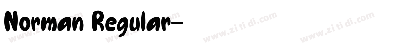 Norman Regular字体转换 Norman Regular字体转换